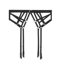 Пояс Victoria’s Secret Black Strappy Ring Garter belt