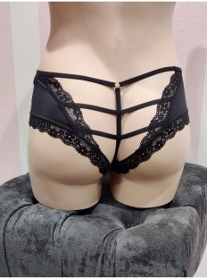 Трусики чіки Victoria's Secret Very Sexy Black Lace