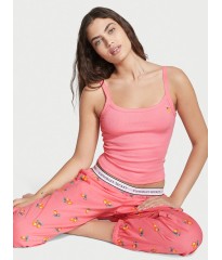 Піжама Cotton Tank Jogger Pajama Set Lemon print Victoria's Secret