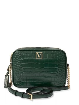 Сумка The Victoria Top Zip crossbody Green Croc