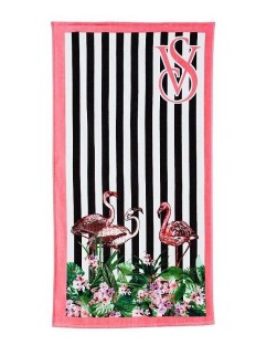 Полотенце для пляжа Victoria’s Secret Cotton Flamingo Beach Towel