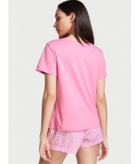 Пижама Tee-jama Cotton Short PJ Set Pink dot