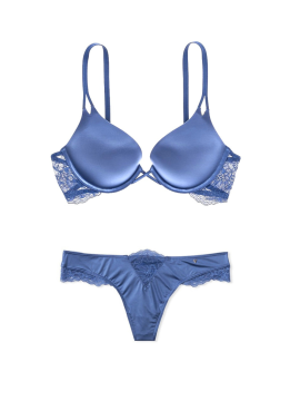 Комплект белья Very Sexy Bombshell Add 2-cups Push-up Blue Lace Bra set