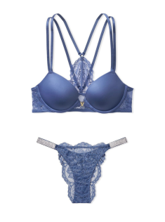 Комплект білизни Very Sexy Push-up Blue Lace Bra set