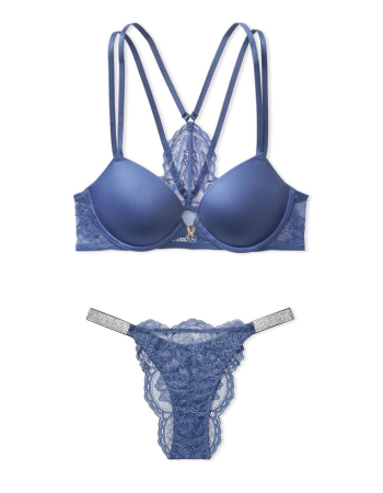 Комплект белья Very Sexy Push-up Blue Lace Bra set