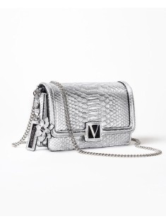 Сумка The Victoria Medium Shoulder Silver Bag