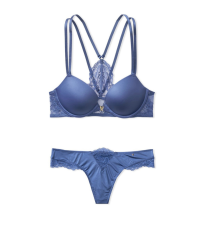 Комплект білизни Victoria's Secret Very Sexy Push-up Blue Lace Bra set