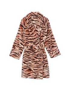 Халат Victoria's Secret Short Cozy Robe Champagne Tiger