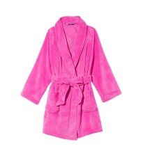 Плюшевий Халат Short Cozy Robe Summer Pink