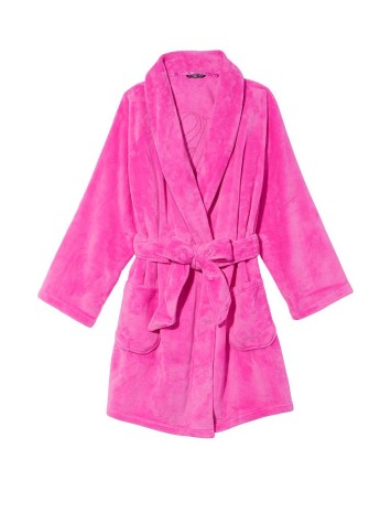Плюшевий Халат Short Cozy Robe Summer Pink