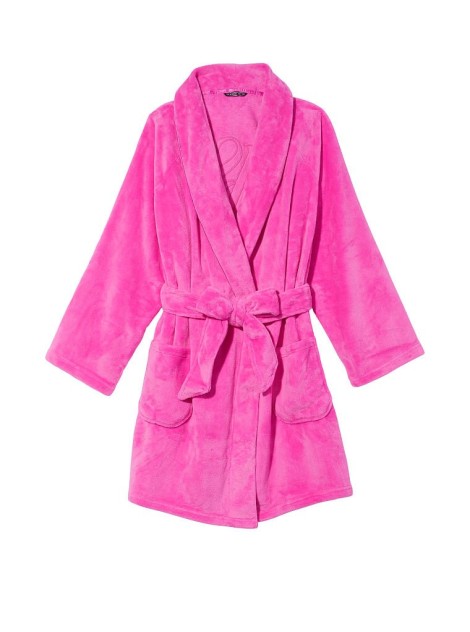 Плюшевый Халат Short Cozy Robe Summer Pink