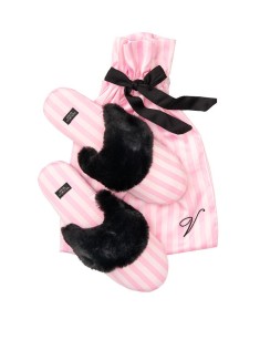 Домашні капці Victoria's Secret Slippers Signature Stripes