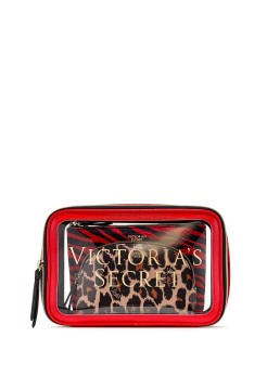 3 в 1 НАБІР КОСМЕТИЧОК LEOPARD MIX BACKSTAGE NESTED TRIO VICTORIA'S SECRET