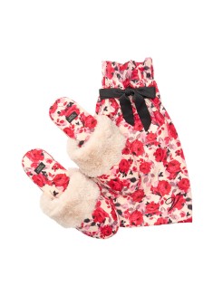 Домашні капці Victoria's Secret Slippers Print Red Roses