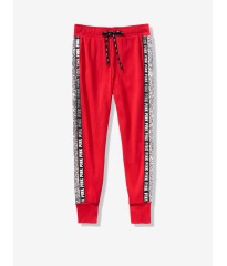 Штаны спортивные красные Victoria's Secret - Red Pepper Sequin Perfect Skinny Jogger - XS(р)