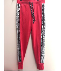 Штаны спортивные красные Victoria's Secret - Red Pepper Sequin Perfect Skinny Jogger - XS(р)