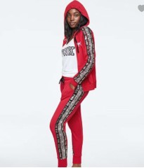 Штаны спортивные красные Victoria's Secret - Red Pepper Sequin Perfect Skinny Jogger - XS(р)