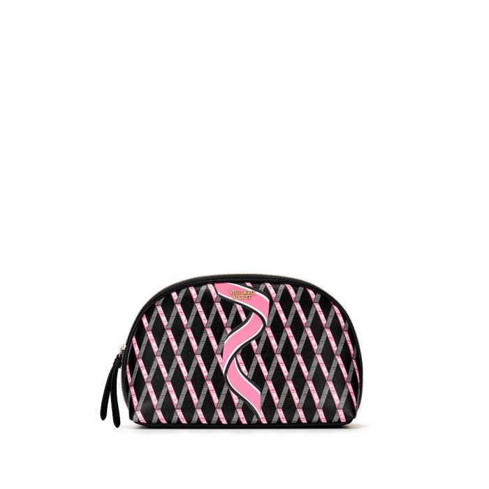 СЕРЕДНЯ КОСМЕТИЧКА DIAMOND LOGO GLAM BAG Вікторія Сікрет