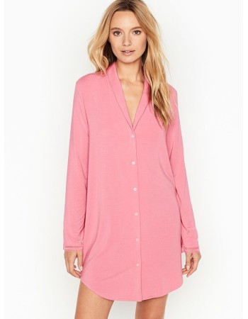 ПИЖАМА VICTORIA'S SECRET - НОЧНАЯ РУБАШКА - Supersoft Modal Sleepshirt - Rose Luster 