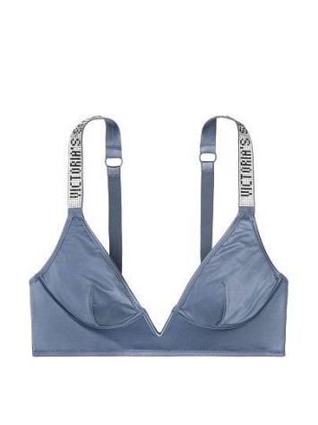 БЮСТГАЛЬТЕР VICTORIA'S SECRET LUX BRA - EMBELLISHED V-WIRE LONG LINE CONCORD
