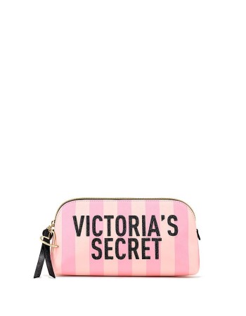 СРЕДНЯЯ КОСМЕТИЧКА SIGNATURE STRIPE BEAUTY BAG - ВИКТОРИЯ СИКРЕТ