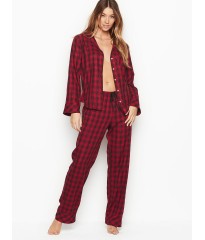 Фланелева піжама Victoria's Secret The Flannel PJ Set Red Shadow Plaid