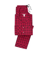 Фланелева піжама Victoria's Secret The Flannel PJ Set Red Shadow Plaid