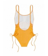 Купальник монокини Victoria’s Secret PINK One-PieceRibbed GOLD GLOW