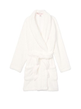 Халат PINK COZY PLUSH ROBE IVORY