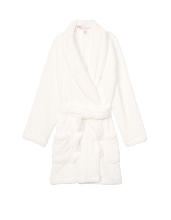 Халат PINK COZY PLUSH ROBE IVORY