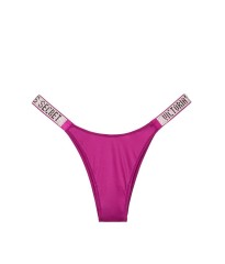 Трусики Victoria’s Secret Very Sexy Crystal Logo Shine Strap Brazilian Panty BERRY DIVA