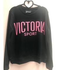 Свитшот - Victoria’s Secret SPORT - BLACK with red print logo - S(р)
