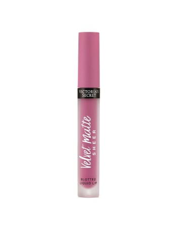 БЛЕСК ДЛЯ ГУБ Victoria’s Secret - Кремовая помада - Velvet Matte BLOTTED liquid lip SHEER