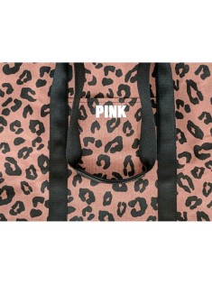 ПЛЯЖНА СУМКА VICTORIAS SECRET TOTE WEEKENDER BAG - WILD LEOPARD PRINT