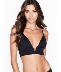 БЮСТГАЛЬТЕР BRA - PLUNGE BRALETTE BLACK -  VICTORIA'S SECRET 