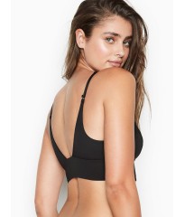 БЮСТГАЛЬТЕР BRA - PLUNGE BRALETTE BLACK -  VICTORIA'S SECRET 