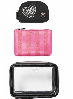 3 в 1 косметичка Victoria's Secret VS Patch Backstage Nested Trio