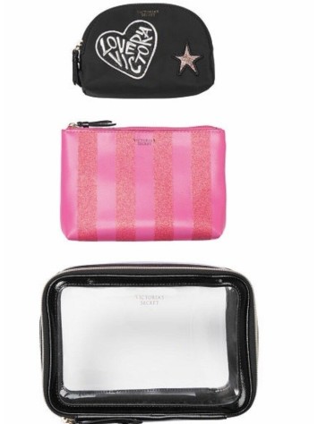 3 в 1 косметичка Victoria's Secret VS Patch Backstage Nested Trio