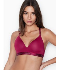 Бюстгальтер Victoria’s Secret Logo Bra Lightly Lined Wireless Razzleberry