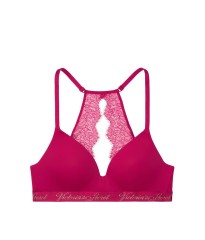 Бюстгальтер Victoria’s Secret Logo Bra Lightly Lined Wireless Razzleberry